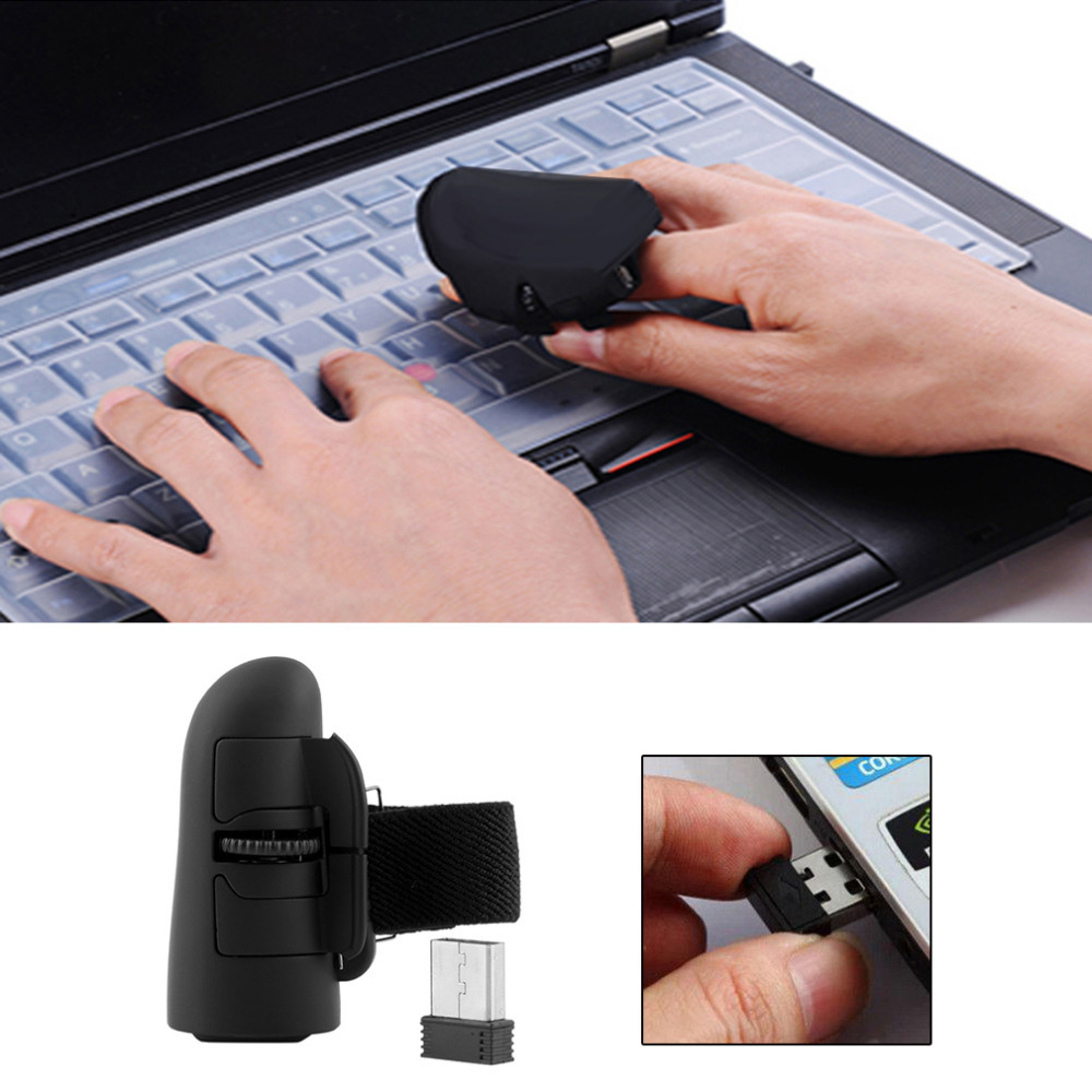 Mini Wireless Mouse - Universele 2.4GHz USB Draadloze Vinger Ringen