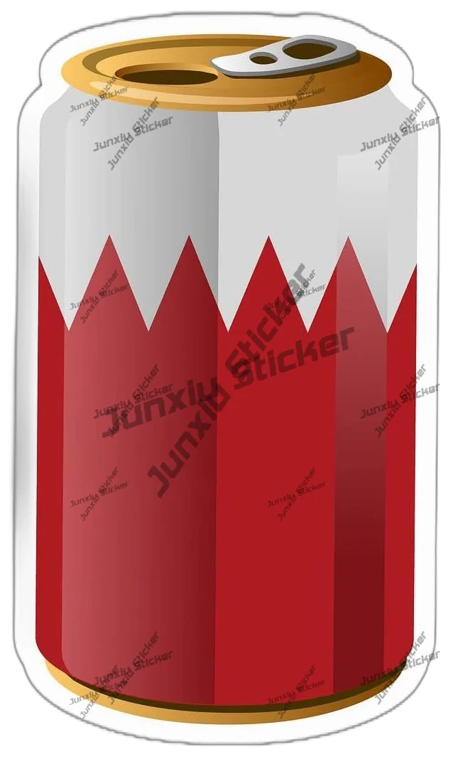 Laptop Accessories Logo - Bahrein Vlag Frisdrankblikje Sticker Bierblikje Aluminium