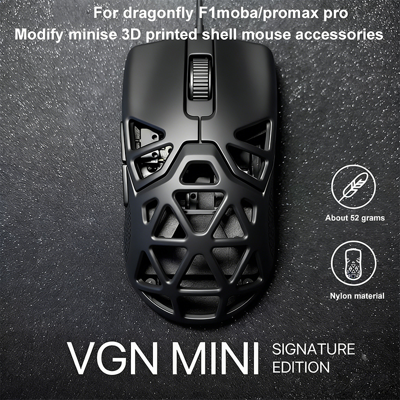 Mini Wireless Mouse - Upgrade Viper Mini SE 3D-geprinte behuizing