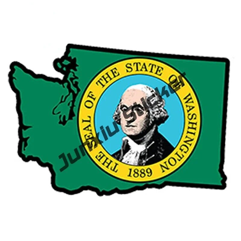 USA Washington Vlag Kaart Auto - Laptop Accessories Logo recensie en prijs