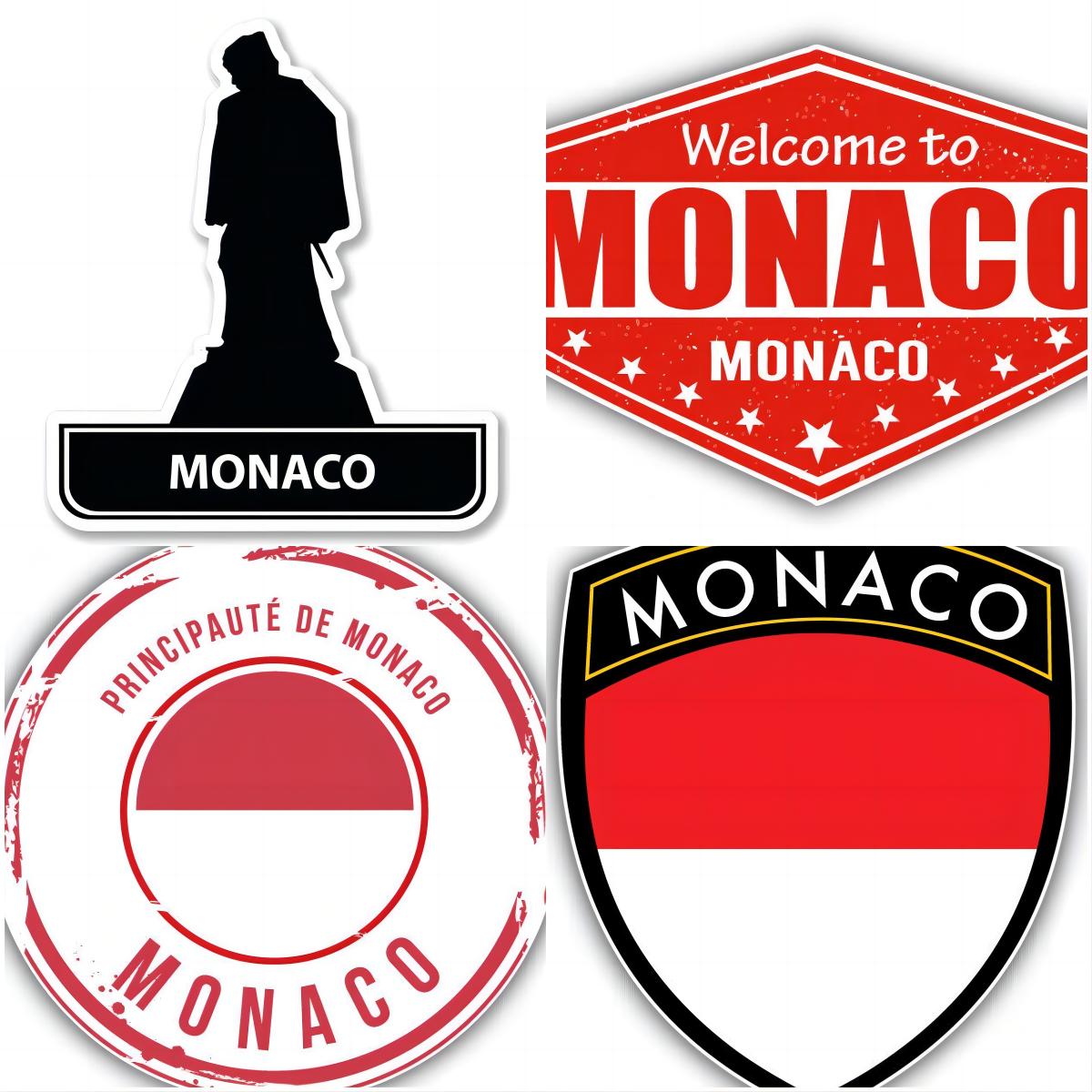 Monaco Vlag Vinyl Decal Laptop - Laptop Accessories Kids recensie en prijs