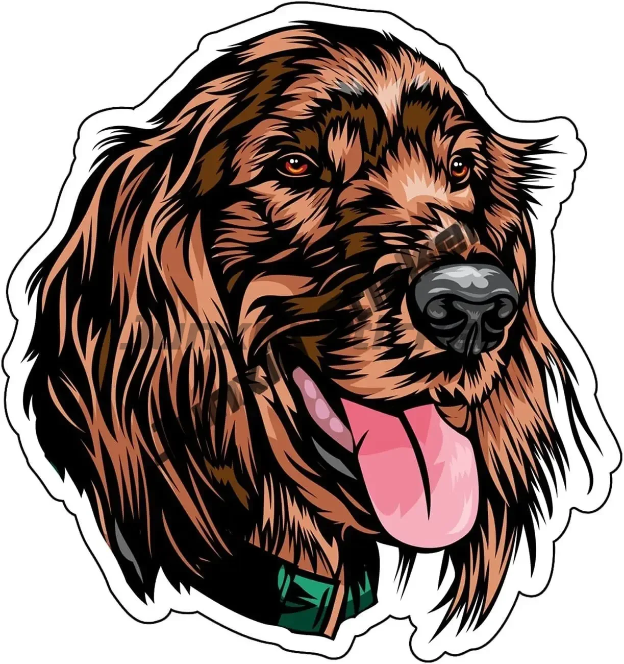 Ierse Setter vinyl sticker I L - Laptop Accessories Logo recensie en prijs