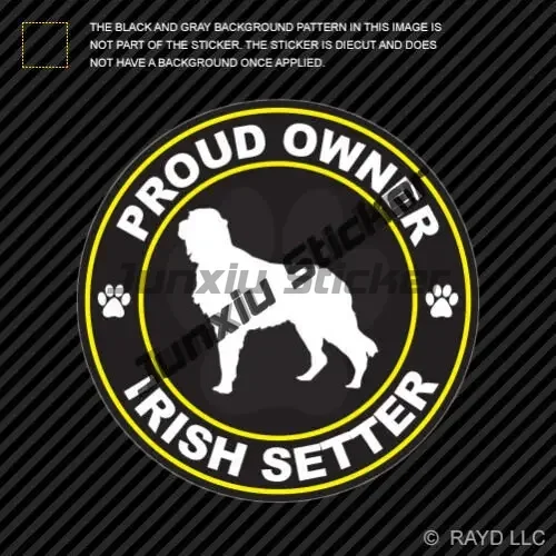 Ierse Setter vinyl sticker I L - Laptop Accessories Logo recensie en prijs