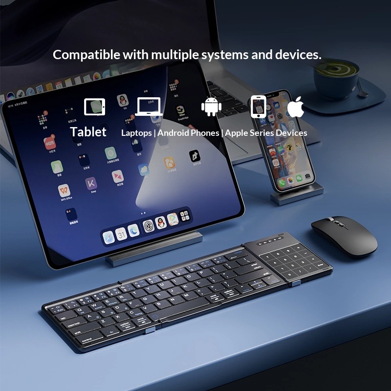 Mengzu Tri Fold draadloos Blue - Mini Wireless Mouse recensie en prijs