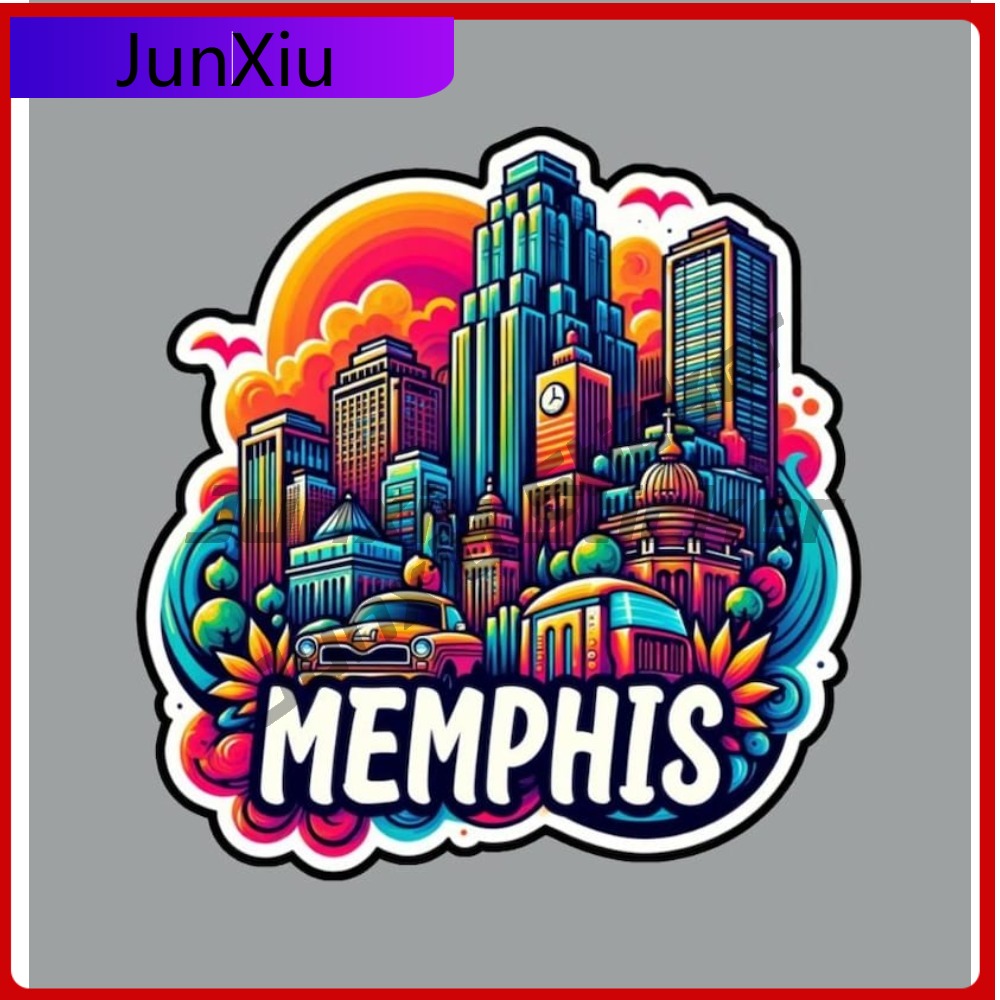 Memphis Tennessee Sticker Acce - Laptop Accessories Logo recensie en prijs